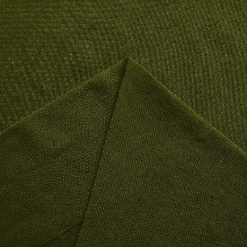 DWCN Olive Green Sheer Curtains Semi Transparent Voile Rod Pocket Curtains for Bedroom and Living Room, 52 x 84 inches Long, Set of 2 Panels - Image 4